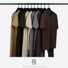ست تیشرت و شلوار سایزبزرگ کبریتی درجه یک بسیار پرفروش